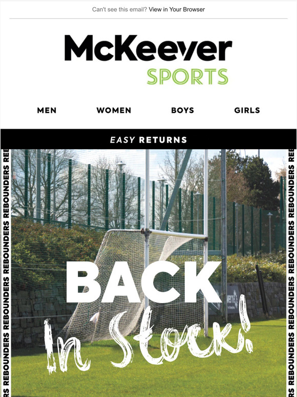 GAA Store Get back in the game Our popular rebounders and goals are