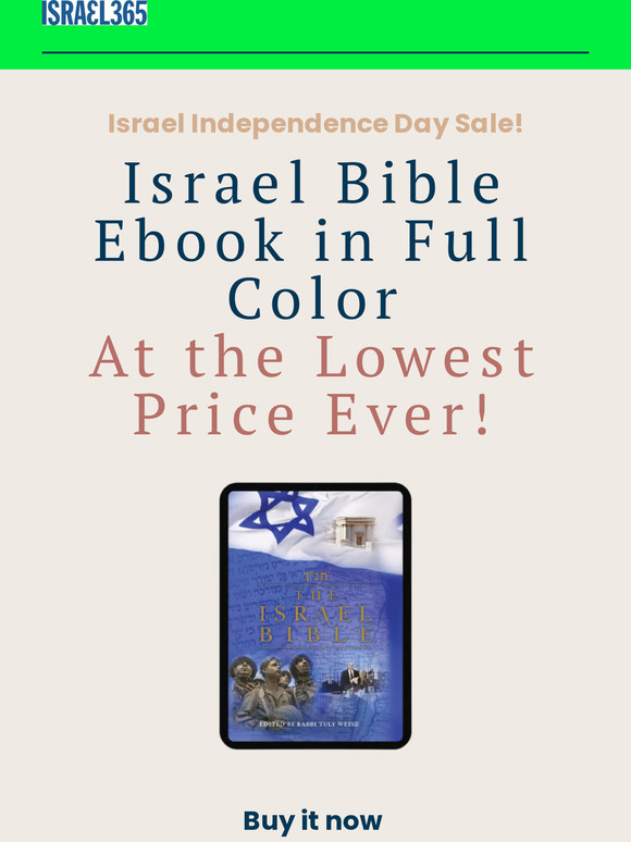 Get Israel Bible ebooks in COLOR, —, ON SALE for only…
