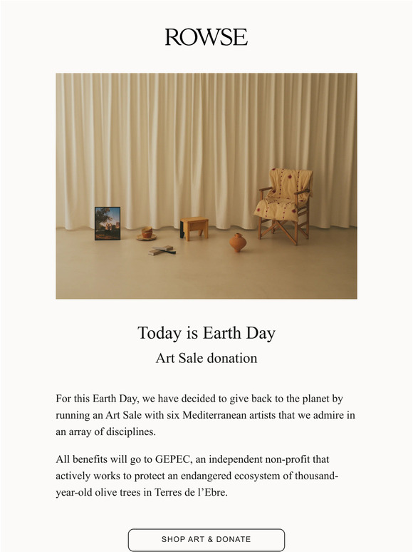 Today is Earth Day 🌎 Get art and give back to the planet!