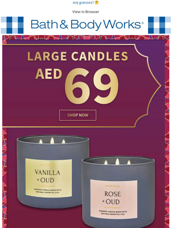 Bath & Body Works UAE these deals are in town... Milled