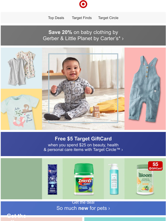 Target Email Newsletters Shop Sales, Discounts, and Coupon Codes