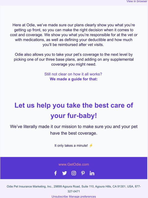 Finding pet insurance confusing, fur-iend?