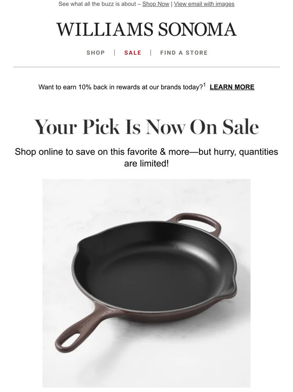 Pottery Barn Up to 50 Off LE CREUSET + NEW Colors for the New Year