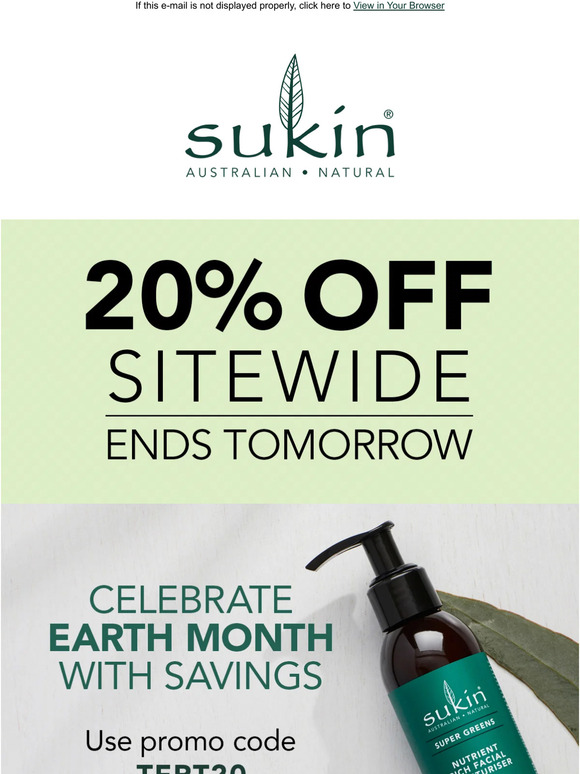 Sitewide Savings End Soon + Donate A Tree 🌳