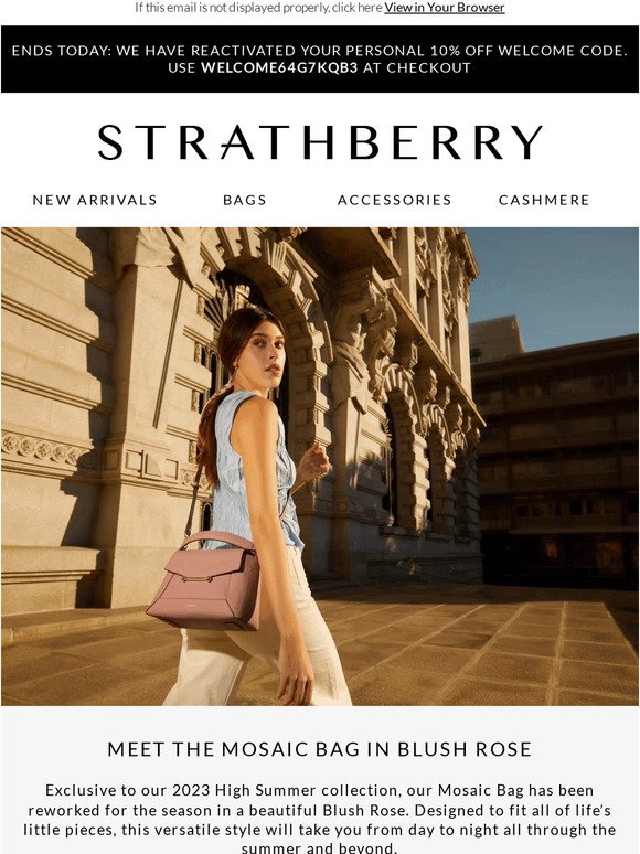 First impressions: Strathberry Mosaic : r/handbags
