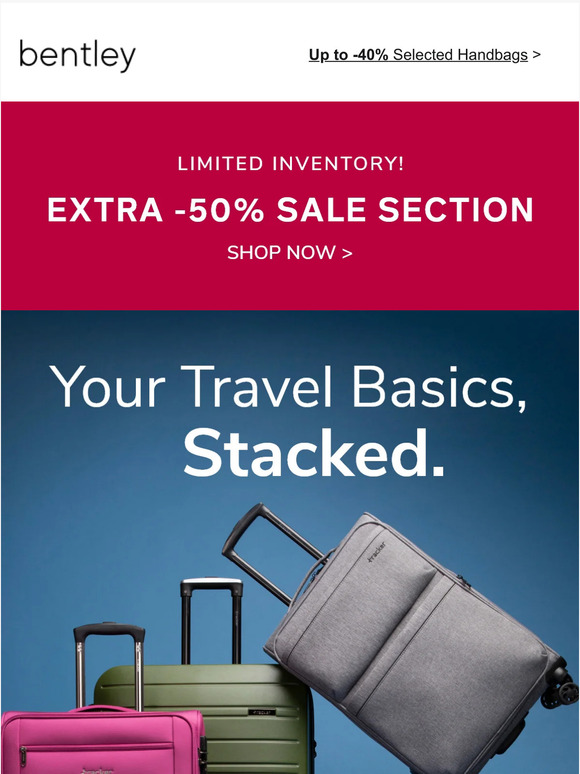 bentley Your Travel Basics, Stacked Milled