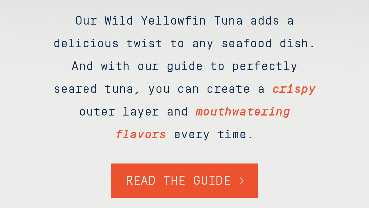 Alaskan King Crab Co. Can you guess the trick to perfectly seared tuna