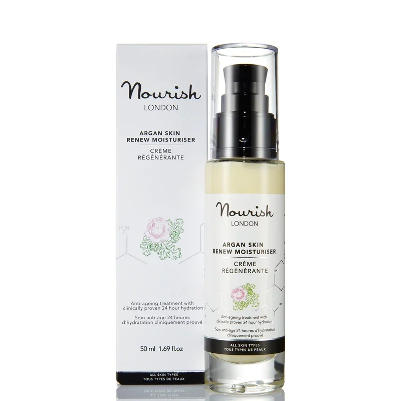 Nourish London Argan Skin Renew Moisturiser 50ml