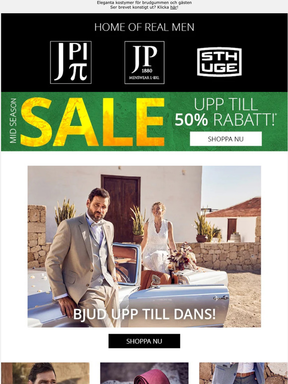 Upp till 50% rabatt i vår stora Midseason Sale!