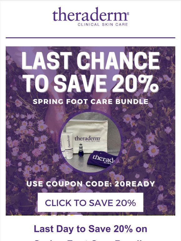 ⏰ Last Call - Put Some Spring in Your Feet - 20% Off Now!