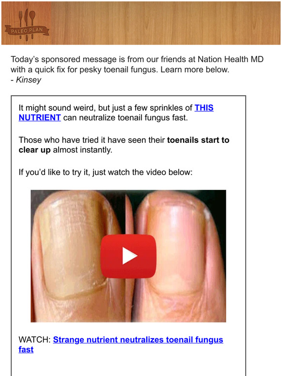 PaleoPlan Put This Spice In Your Shoes To Fix Toenail Fungus Milled