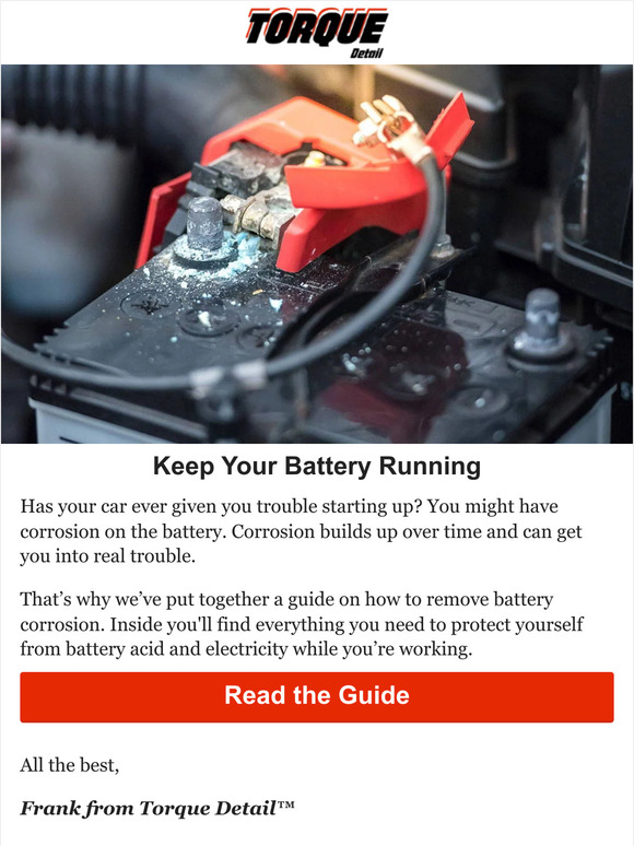 Torque Detail Guide How to Safely Clean Battery Corrosion Milled