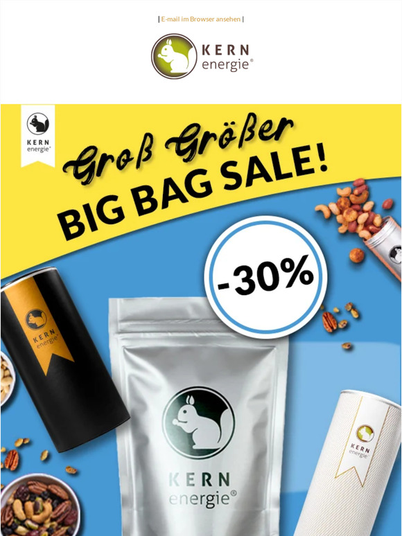 🚀 Spare 30 % auf große Verpackungen!