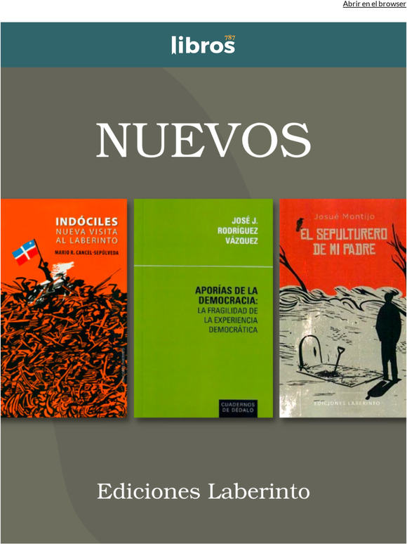 📚Nuevos lanzamientos de Laberinto