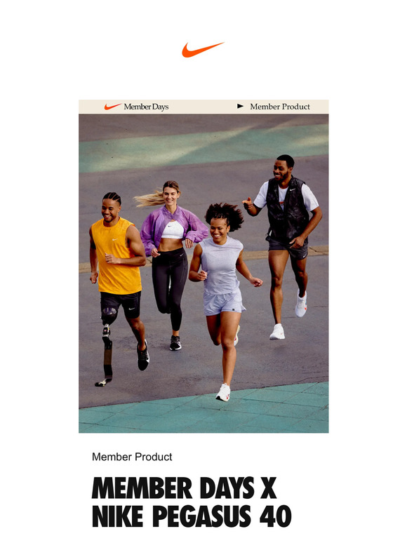 Member Days x Nike Pegasus 40