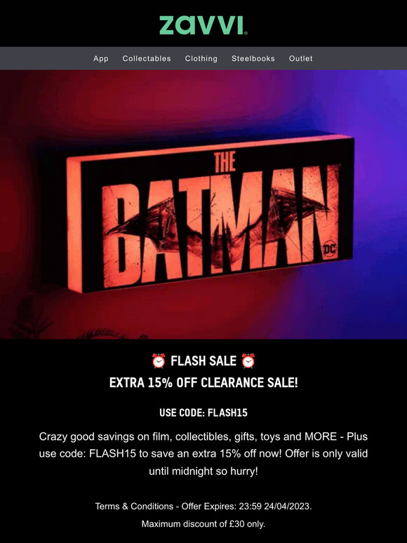 ⚠ FLASH SALE ⚠ EXTRA 15% OFF Clearance Sale!