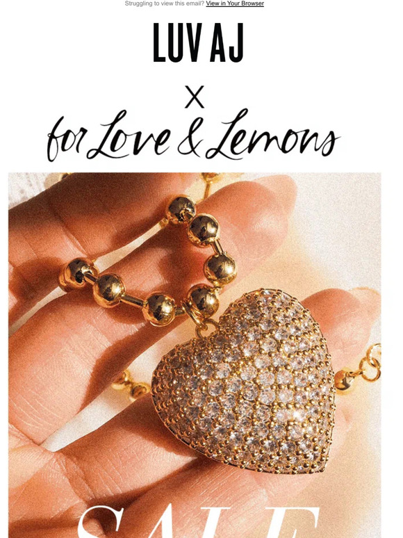 NOW ON SALE 🥀 FOR LOVE & LEMONS