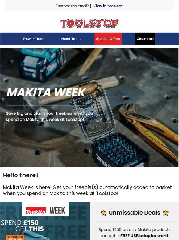 MAKITA WEEK ➡️🤑 Open for our deals
