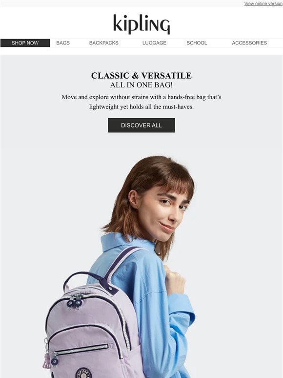 Classic & Versatile - All in one bag