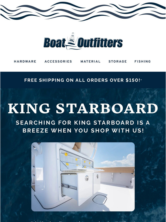 Boat Outfitters: Find Your King Starboard! | Milled