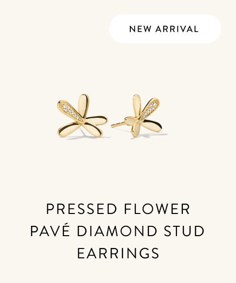 【オシャレ】MEJURI メジュリ Pressed Flower Two-Tone ピアス Mejuri: New In: Pressed Flower | Milled