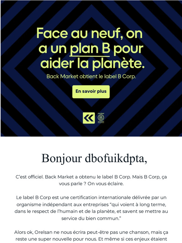 ⭐ On est officiellement certifié B Corp !
