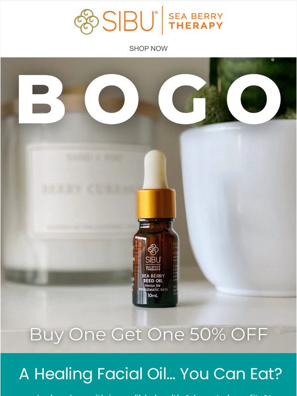 A Healing Facial Oil So Pure, You Can Eat it | Buy 1 Get 1 Half Off Sale