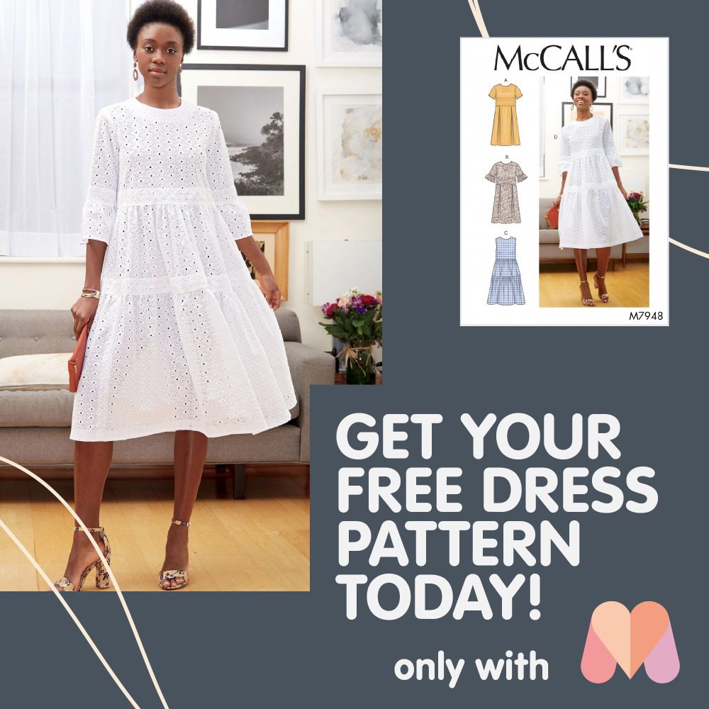 Minerva: Download a FREE McCall's summer dress pattern! | Milled