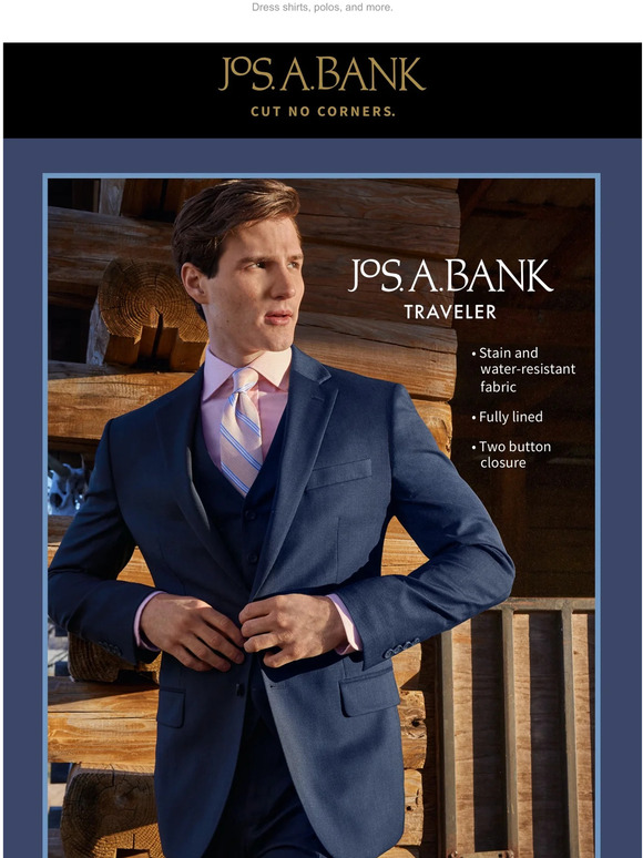 JoS A. Bank Workwear essentials inside. Milled