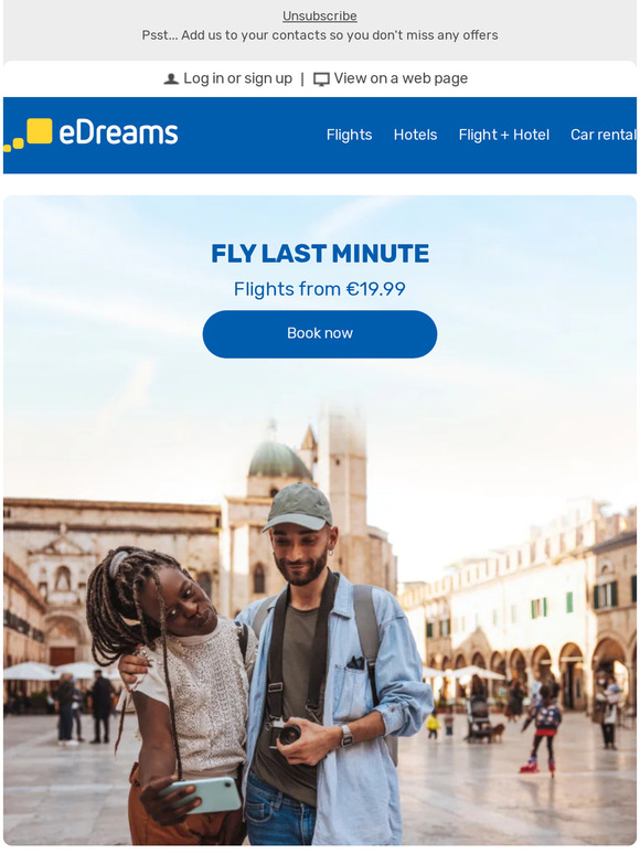 🛫 Last minute? No problem!