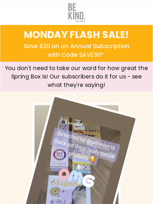 ⚡️FLASH SALE! Save $30 on an Annual Subscription!