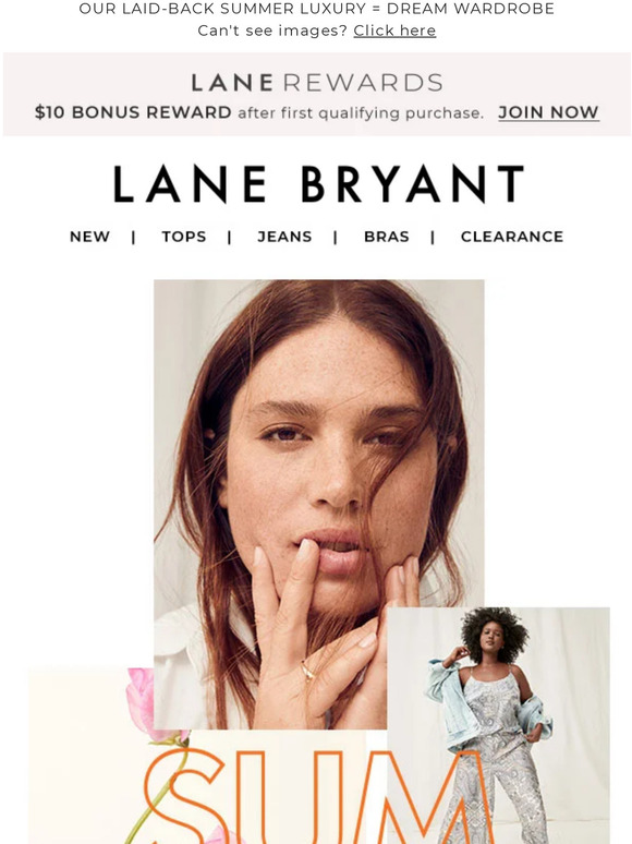 Lane Bryant Cue the NEW! And take 50 OFF 100 on all of it Milled