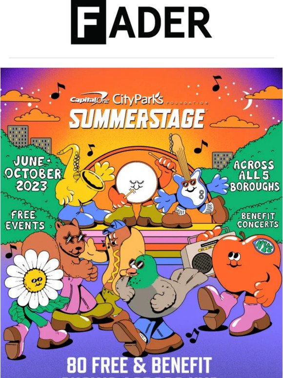 Capital One City Parks Foundation SummerStage Announces 2023 Lineup!