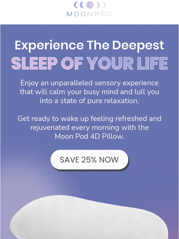 Elevate your sleep experience with the 4D Pillow
