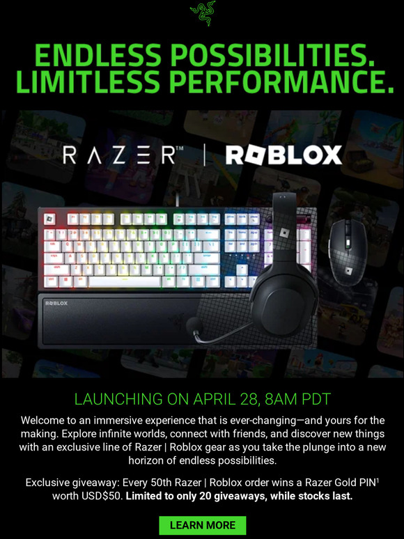 Razer Online Store: Discover the Razer | Roblox Collection | Milled