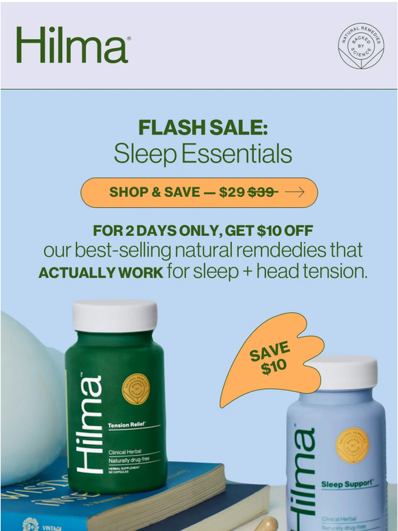 FLASH SALE: Sleep Essentials💤