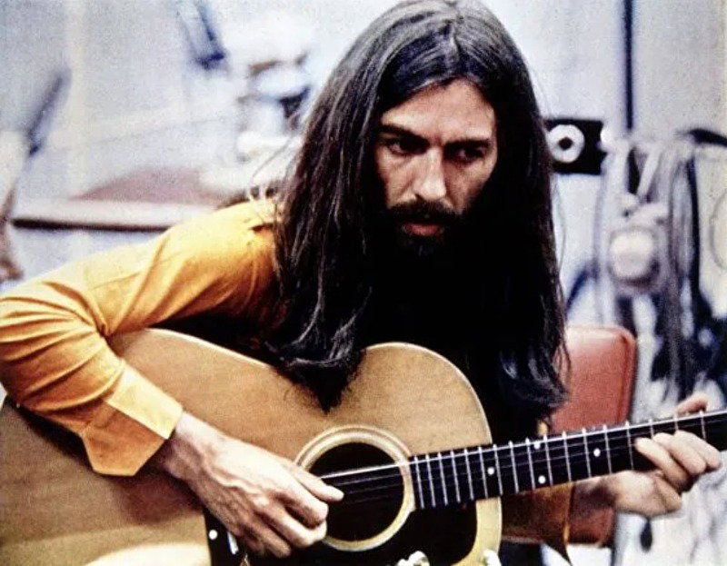 Harrison recording his classic album' All Things Must Pass' (Image: GAB Archive / Redferns