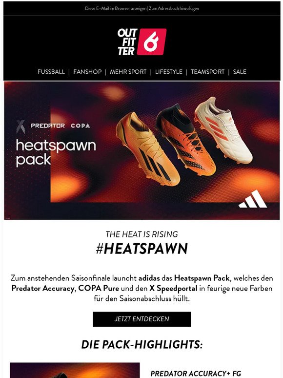 NEU: adidas Heatspawn Pack 🔥
