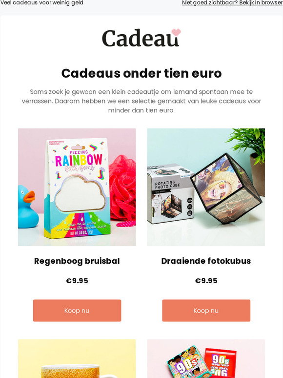 Cadeau: Dit zijn onze leukste cadeau voor minder dan 10 euro 💰 | Milled
