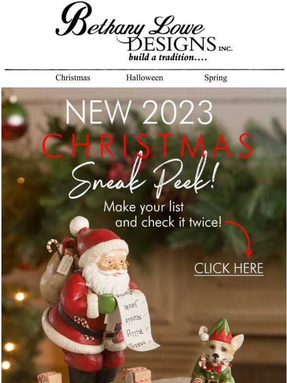⇢ NEW 2023 Christmas Sneak Peek! ⇠