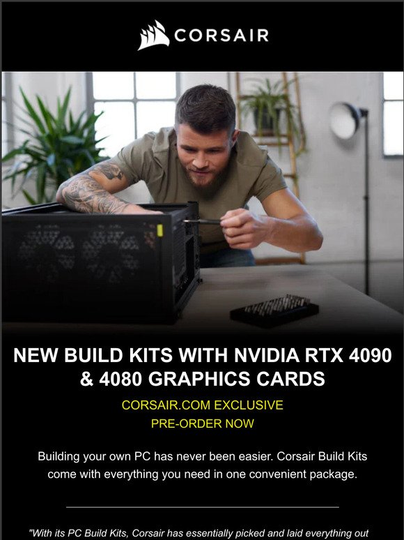 New Build Kits with RTX 4090/4080 and DDR5
