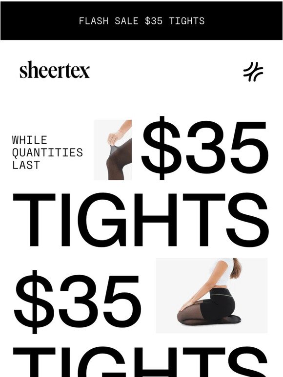 Sheertex: Shop $35 Tights Now: Selling out fast! ⚡ | Milled