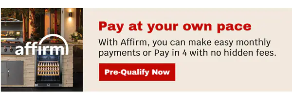 Pay at your own pace with Affirm