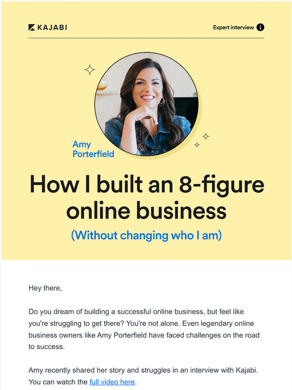 Amy Porterfield’s journey to an 8-figure business