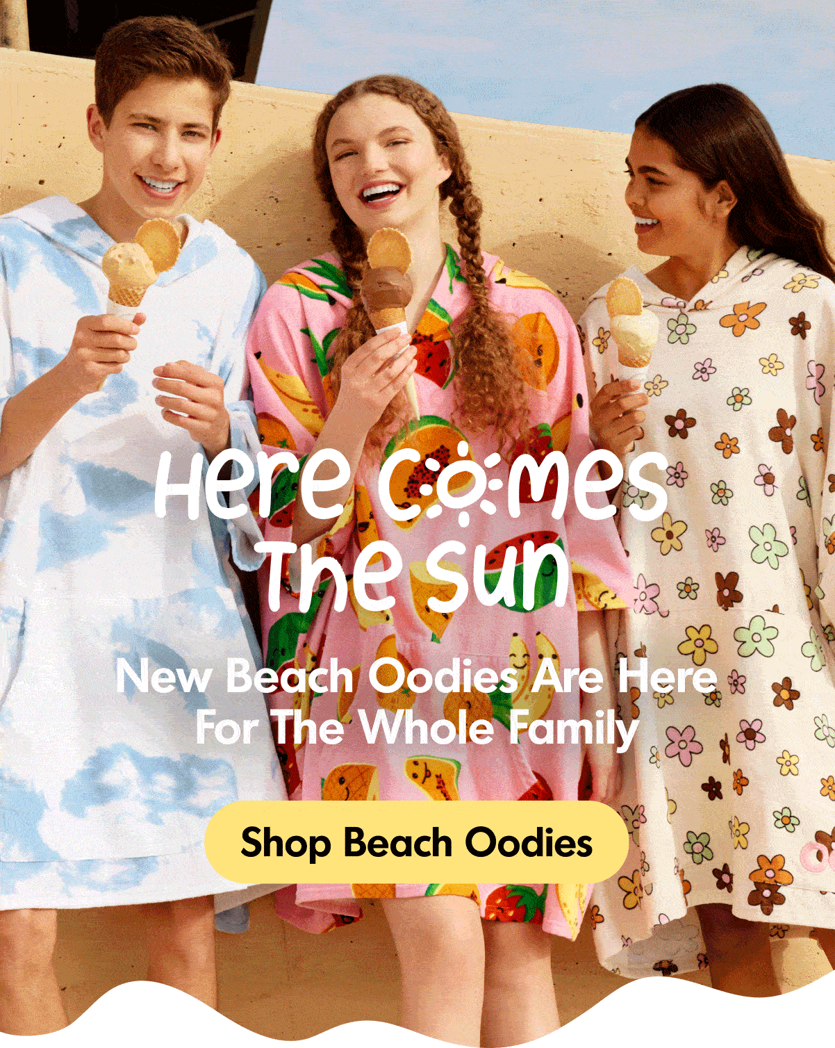 New Beach Oodies Are Here For The Whole Family