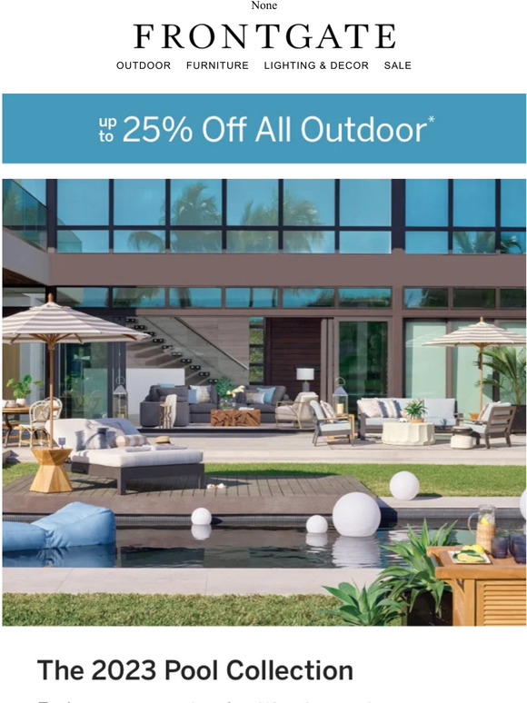 Frontgate: Our new 2023 Pool & Beach Collection is here! Go ahead, dive ...