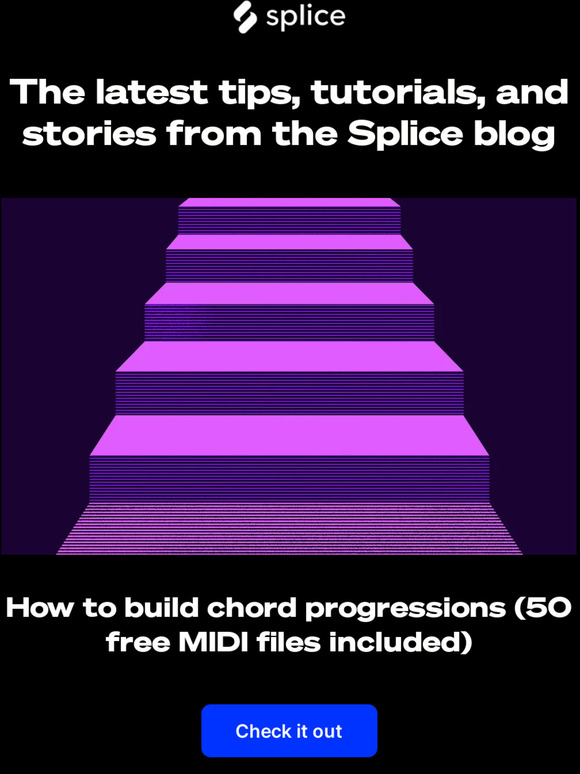 Splice How to build chord progressions (50 free MIDI files included