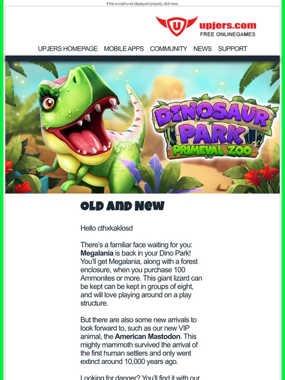 Dinosaur Park - Primeval Zoo - Free Play & No Download