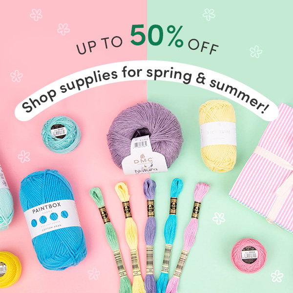 Up to 50% off! Shop supplies for spring & summer!