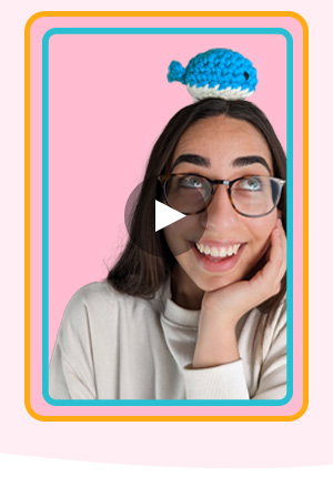 Learn how to make an amigirumi Whale with Saphia!